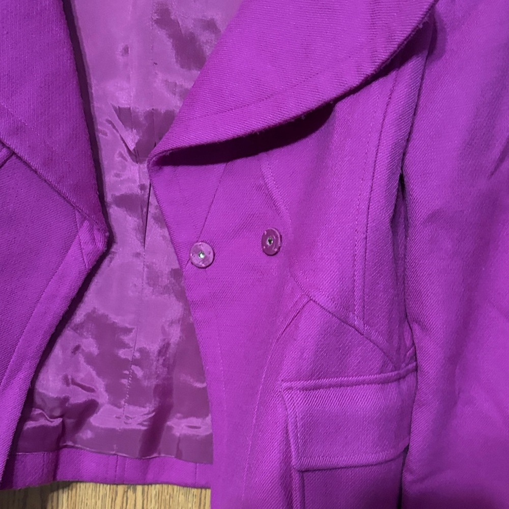 Flawed-Carlisle Women's Bold Fuchsia Blazer - Picture 5 of 10